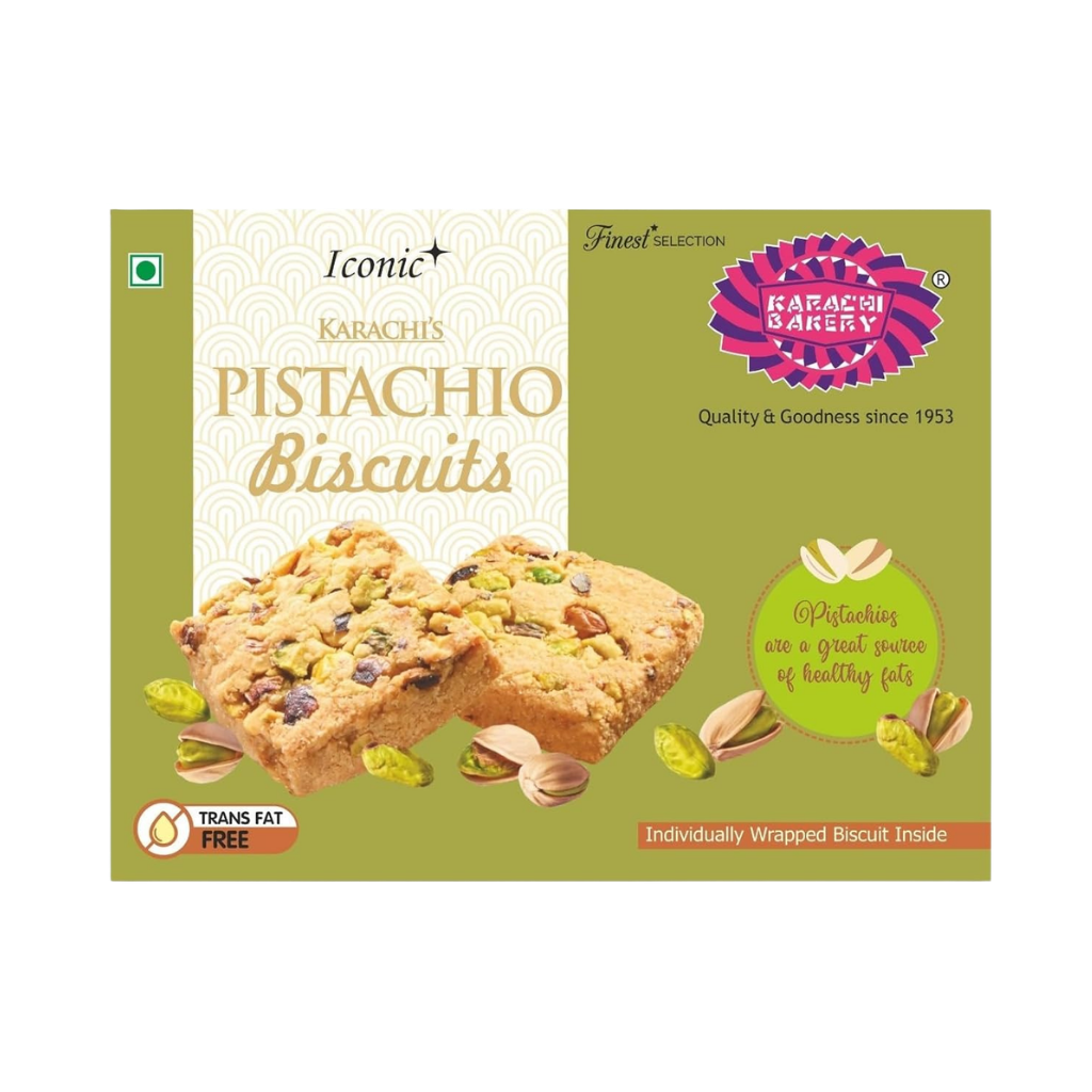 Karachi Bakery Pistachio Biscuit 400 g buy online USA - 1